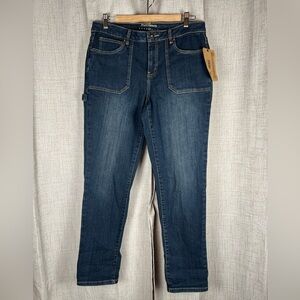 RUFF HEWN Women's Denim Jeans Dark Washed Size 12 NWT